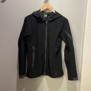 REI woman’s black jacket